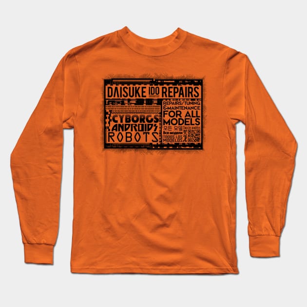 Daisuke Ido Repairs Long Sleeve T-Shirt by Silurostudio